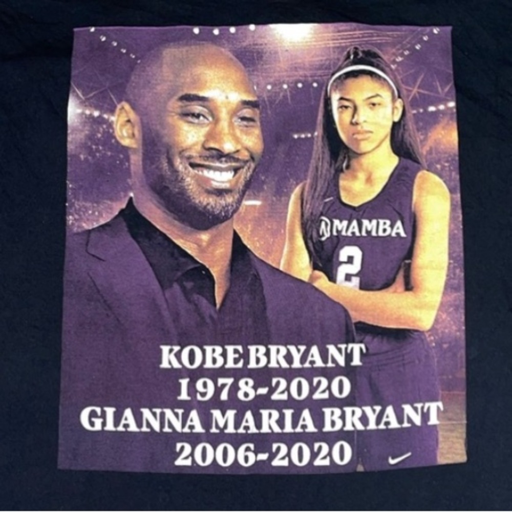Kobe & Gianna M. Bryant ‘In Memory Of’ Double Sid… - image 1